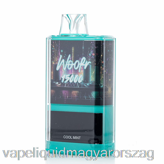 Woofr 15000 Eldobható Hideg Menta Vape Folyadék